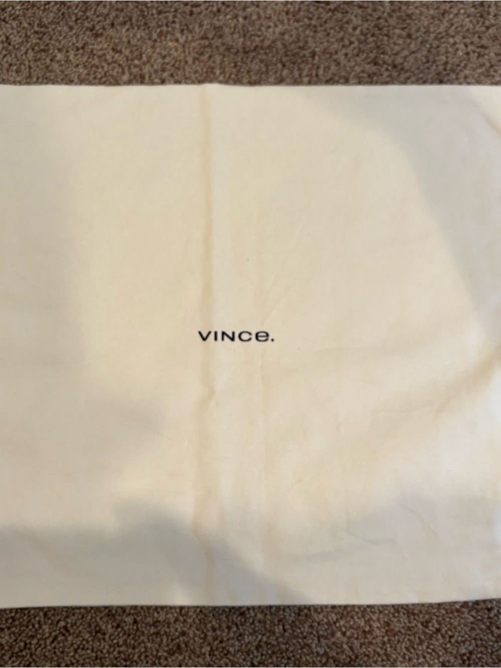 Vince Cream Dust Bag